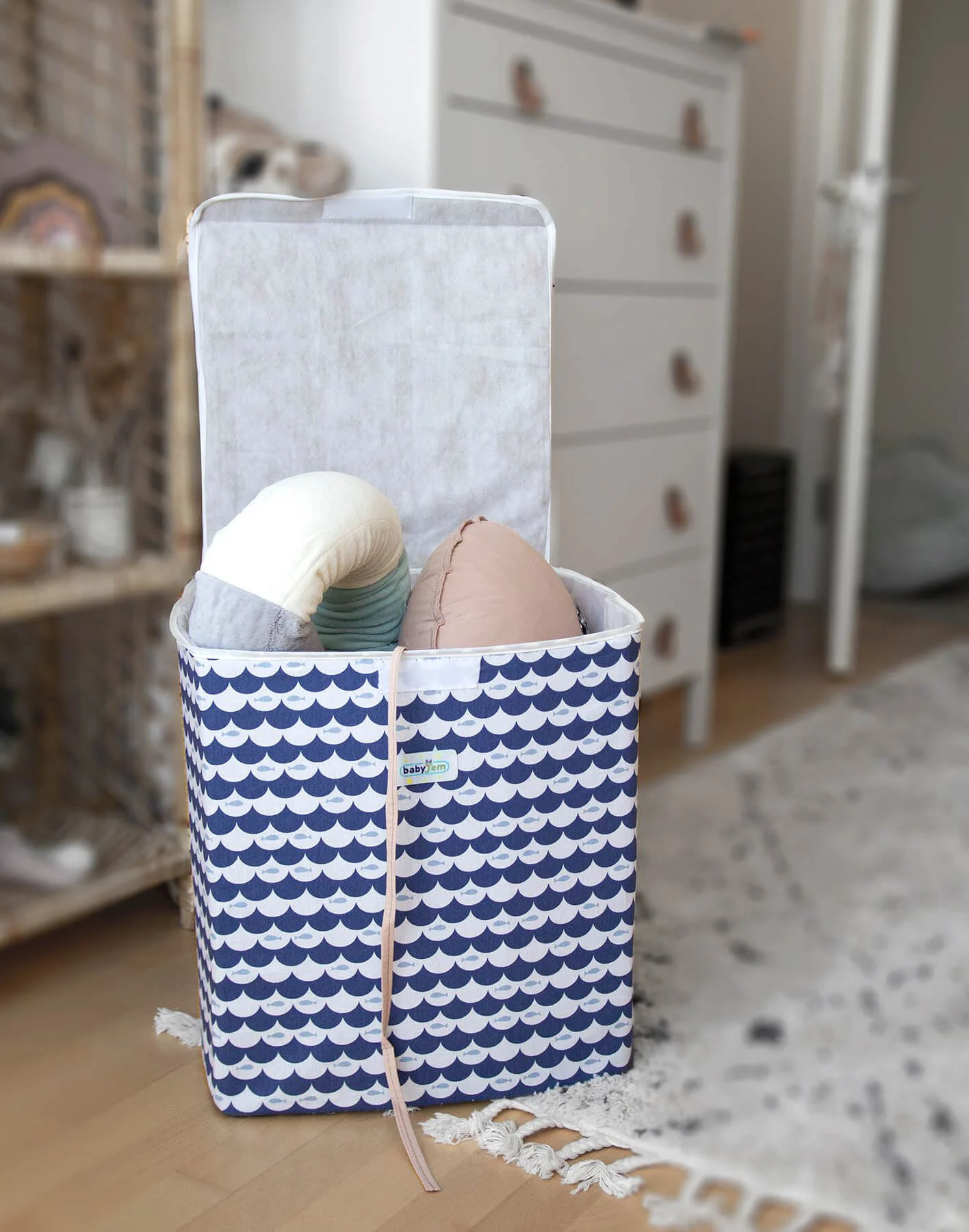 Многофункциональная коробка для хранения BabyJem Blue