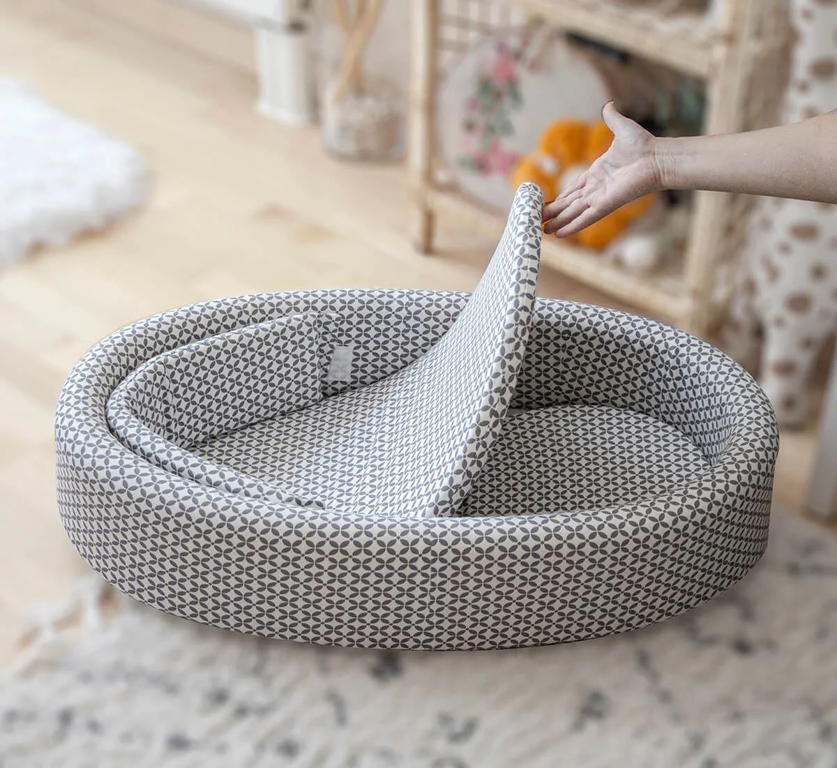 Регулируемый бебинест для новорожденных BabyJem foto