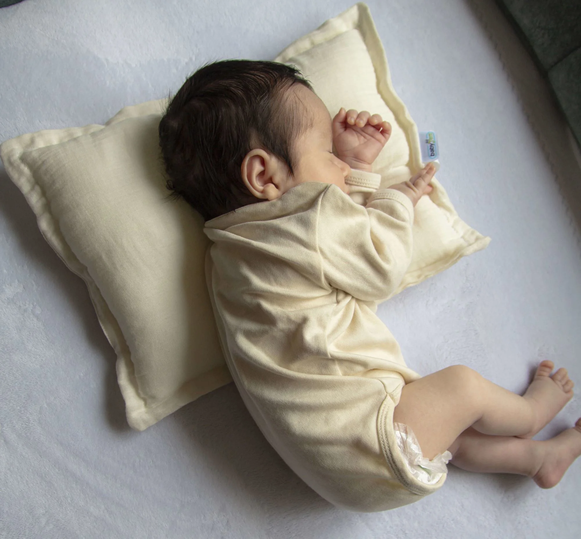 Муслиновая подушка BabyJem Ecru foto