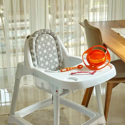 Многофункциональная миска с крышкой и вращением на 360 градусов BabyJem Amazing Bowl Orange
