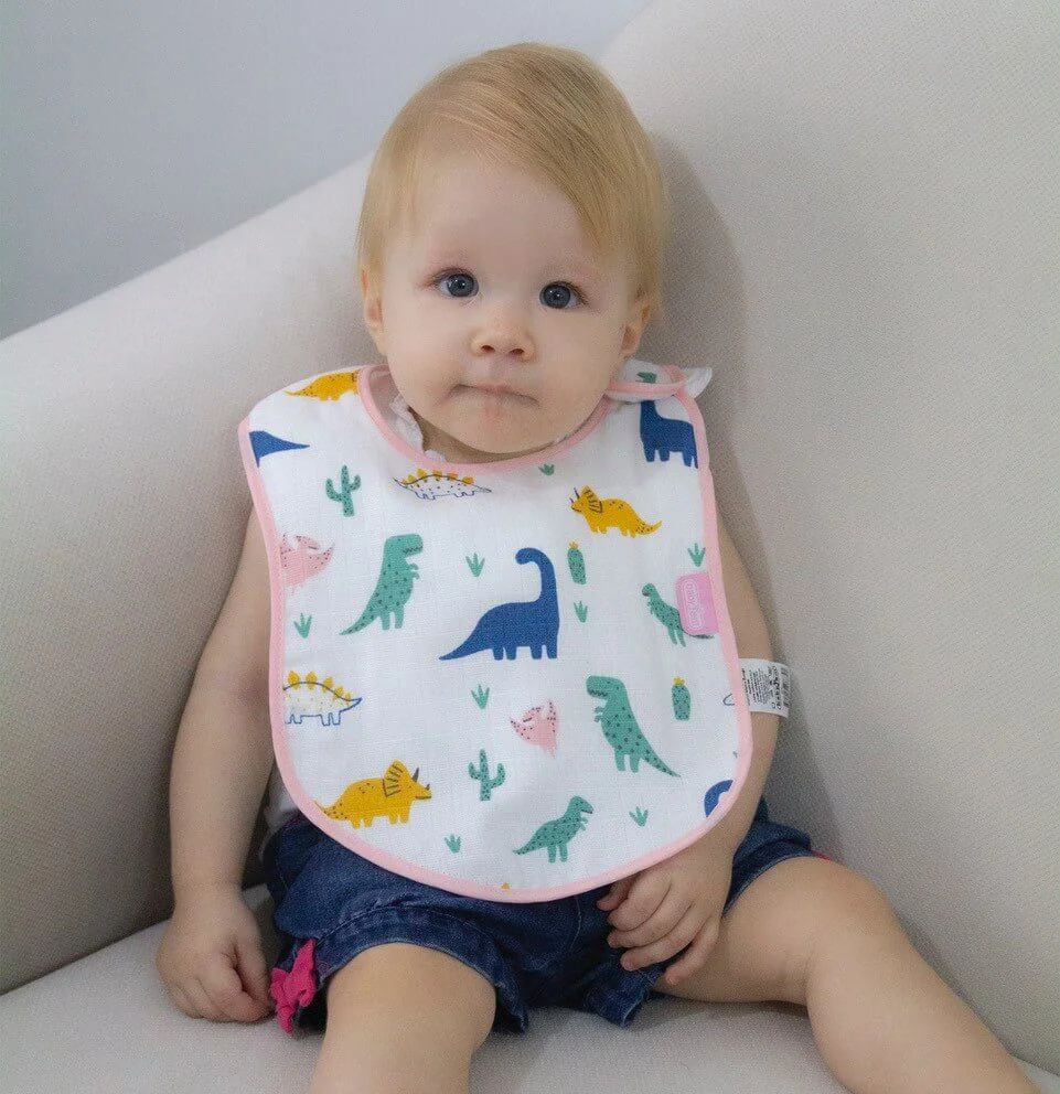 Baveta din muselina BabyJem Zoo foto