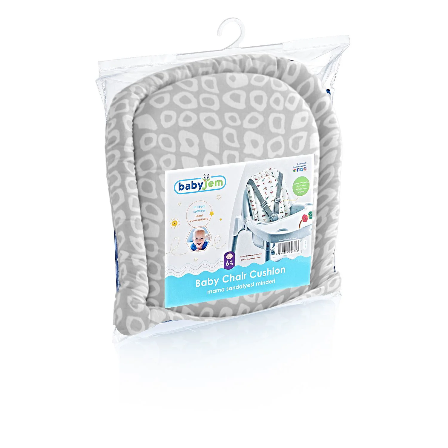 Подушка для стула BabyJem Chair Cushion Grey foto