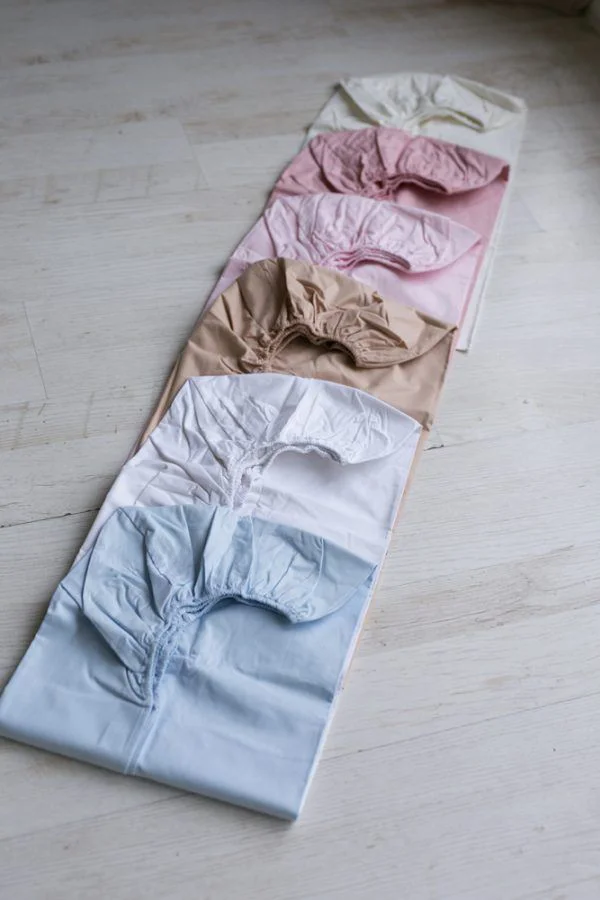 Cearsaf pe elastic Specialbaby din bumbac, 120x60 cm