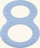 Inel gingival NUK Figura 8 (0+ luni), 2 buc.
