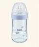 Biberon din sticla NUK Nature Sense cu tetina din silicon (0-6 luni), 240 ml