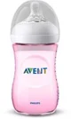 Бутылочка из пластика Philips AVENT Natural Антиколиковая, розовая, 260 мл foto