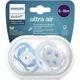 Suzete ortodontice din silicon Philips AVENT Ultra Air Boy in cutie (6-18 luni), 2 buc. foto
