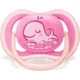 Пустышка силиконовая ортодонтическая  Philips AVENT Ultra Air Girl в контейнере (6-18 мec+), 2 шт foto