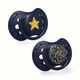 Suzeta dinamica din silicon Lovi Stardust (0-3 luni), 2 buc.