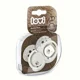 Suzeta dinamica din silicon Lovi Buddy Bear (3-6 luni), 2 buc
