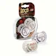Suzeta dinamica Lovi I Love din silicon (3-6 luni), 2 buc.