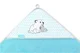 Полотенце детское бамбуковое с капюшоном Babyono Синий, 76x76 см foto