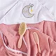 Полотенце с капюшоном BabyOno Луна, 76x76 см. foto