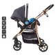 Коляска 3 в 1 BabyGo Style Black-Rose