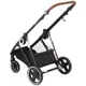 Коляска 3 в 1 BabyGo Halime Gray, рама Black