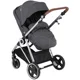 Коляска 3 в 1 BabyGo Halime Gray, рама Silver