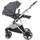 Коляска 3 в 1 BabyGo Halime Gray, рама Silver