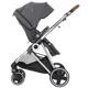 Коляска 3 в 1 BabyGo Halime Gray, рама Silver