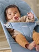 Кресло-шезлонг BabyBjorn Bliss Blue, хлопок