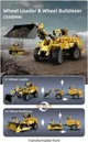 Конструктор CaDA Wheel Loader & Wheel Bulldozer, 693 штук