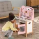 Bucatarie din lemn Viga Toys Pink Kitchen