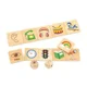 Joc de sortare cu puzzle din lemn Viga Toys Invata simturile foto