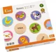 Joc educativ din lemn Viga Toys Memory, 32 buc.