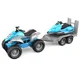Masinuta cu inertie Wenyi Scooter Albastru, 1:16 foto