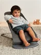 Кресло-шезлонг BabyBjorn Bliss Anthracite, хлопок