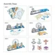 Puzzle 3D CubicFun City Line London foto