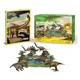 Puzzle 3D CubicFun Dinosaur Park foto