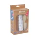 Set Muselina Beaba Herisson Marron din bumbac organic, 3 buc.