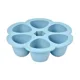 Recipient ermetic din silicon pentru mai multe portii Beaba Blue
