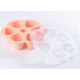 Recipient ermetic din silicon pentru mai multe portii Beaba Old Pink