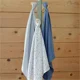 Set de museline Beaba Paris Blue 70x70 cm, 3 buc.