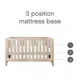 Деревянная кроватка 3 в 1 Tutti Bambini Modena Oak foto
