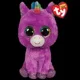 Jucarie de plus TY Unicornul Rosette, 15 cm foto