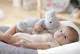 Плюшевая игрушка BabyJem The Beast Bunny Grey, 30 см