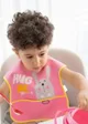 Нагрудник с карманом BabyJem Poly Large Bib Pink