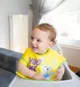 Нагрудник с карманом BabyJem Poly Large Bib Yellow