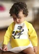Нагрудник с рукавами и карманом BabyJem Polly Bib Yellow