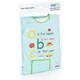 Нагрудник с рукавами для занятий BabyJem ABC Green