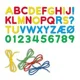 Игра Quercetti Lacing ABC+123