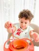 Многофункциональная миска с крышкой и вращением на 360 градусов BabyJem Amazing Bowl Orange