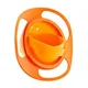 Многофункциональная миска с крышкой и вращением на 360 градусов BabyJem Amazing Bowl Orange