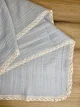 Муслиновый пледик с кружевом Specialbaby