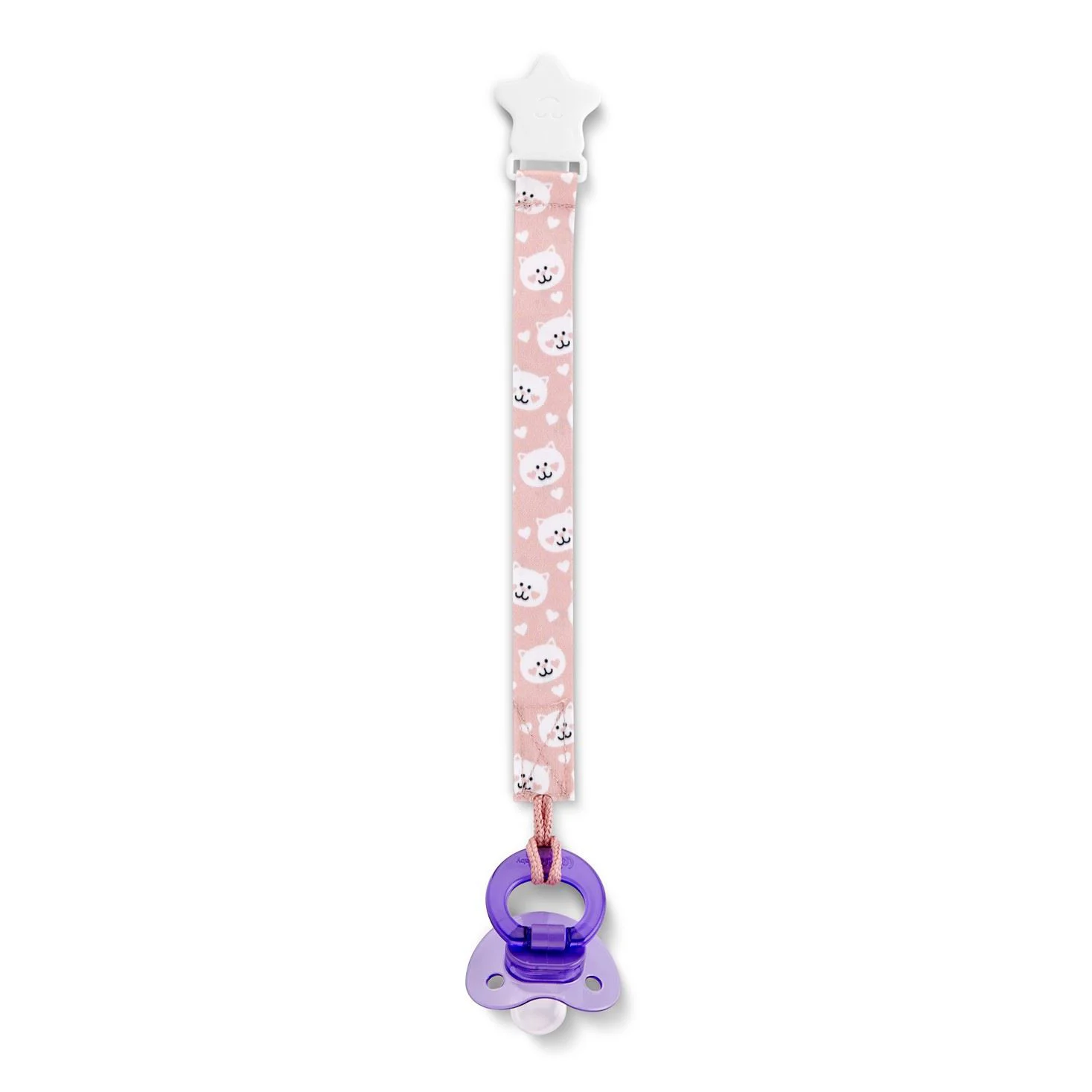 Цепочка для пустышки BabyJem Pink foto