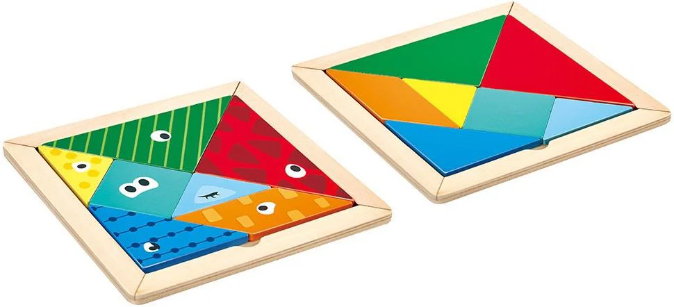 Игра головоломка деревянная Hape Танграм foto