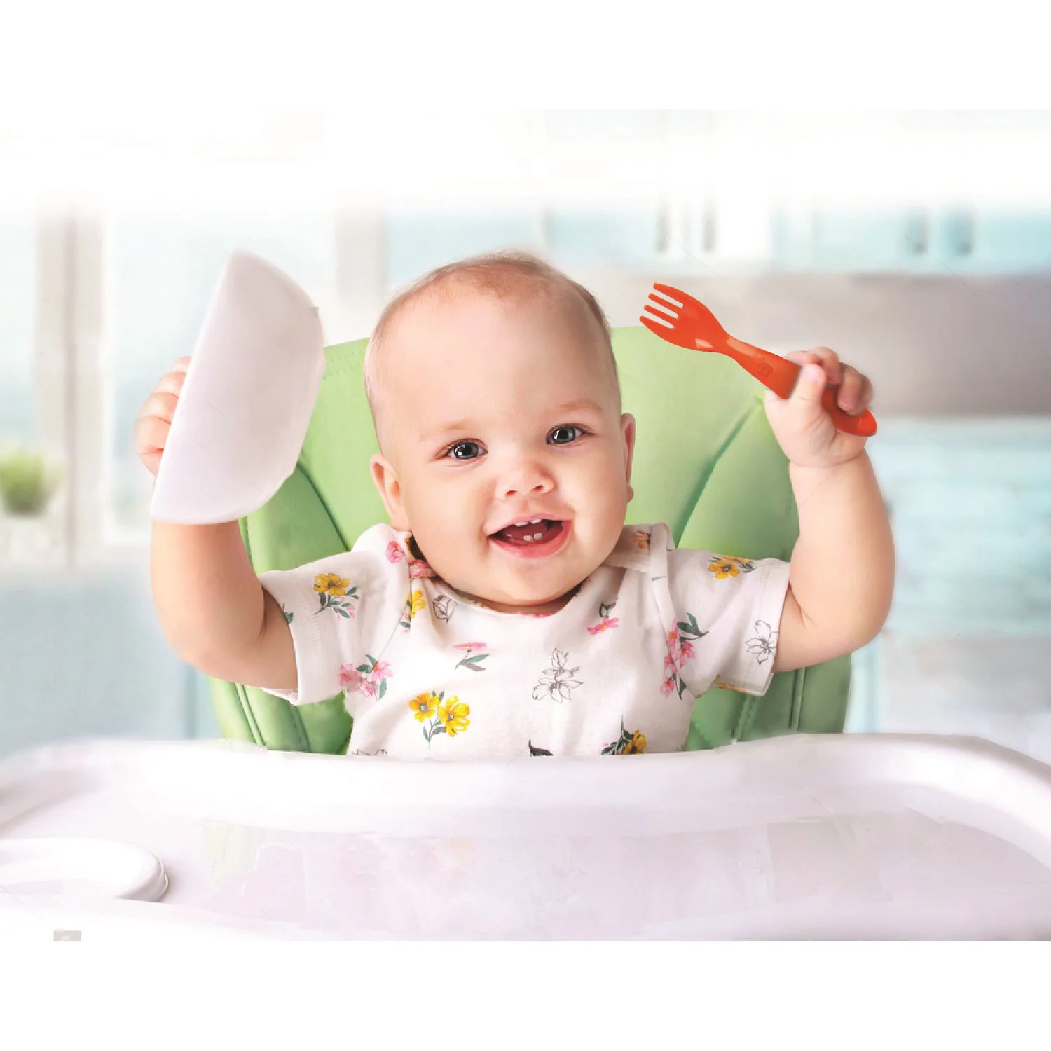 Набор ложек и вилок BabyJem Red