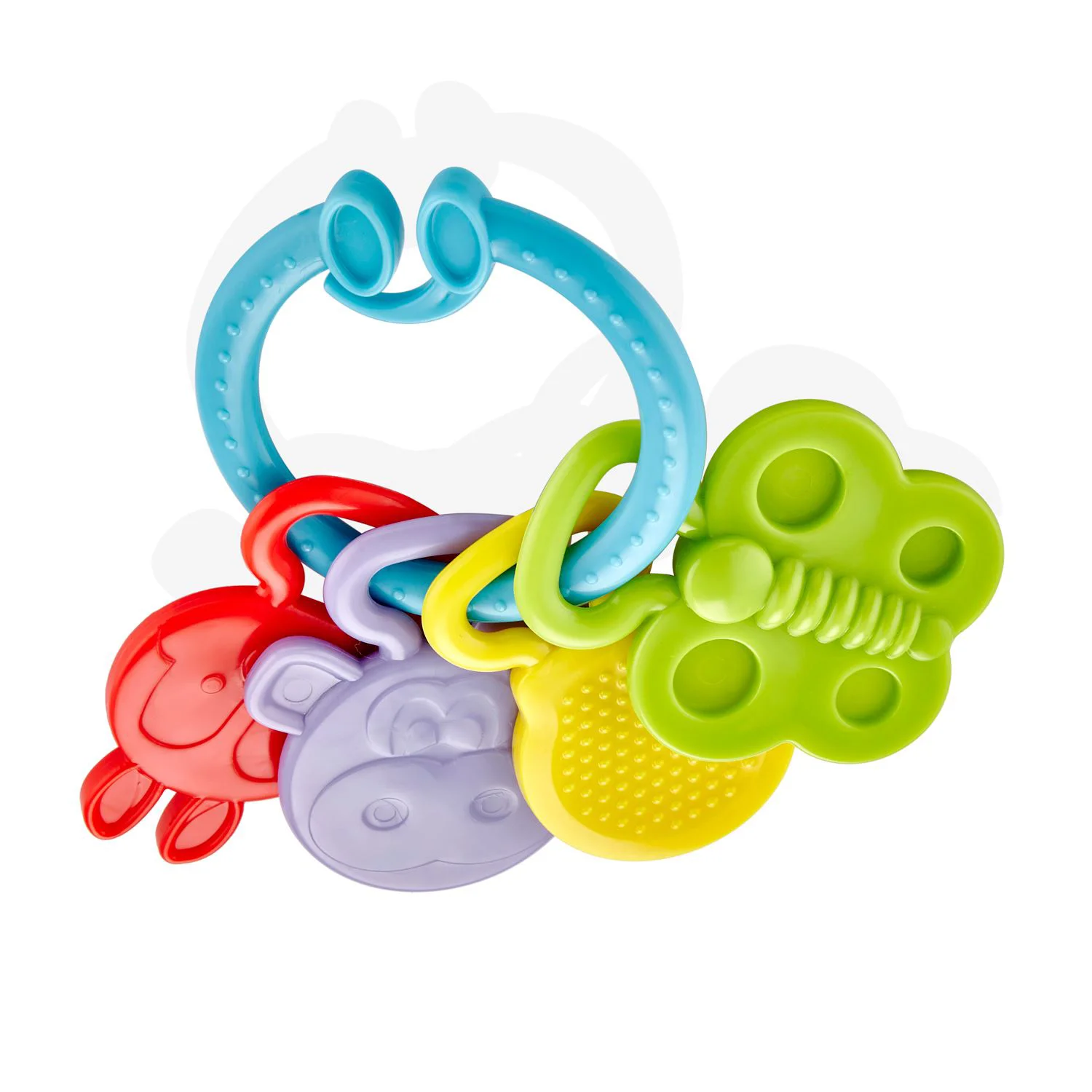 Jucarie dentitie BabyJem Rattle Teether Albastra foto